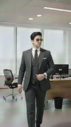 3 Piece Suit-Charcoal Grey