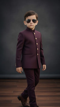 Maroon Prince Suit
